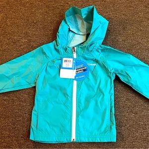 Nwt Columbia toddler rain jacket 4T raincoat